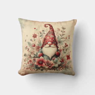 Create Your Own Romantic Christmas Gnome Cushion