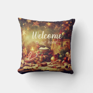 Create Your Own Romantic Christmas Memories Cushion