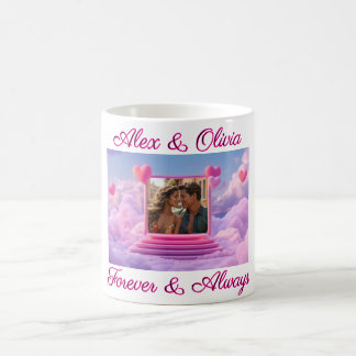 Create Your Own Romantic Heart Photo Template Coffee Mug