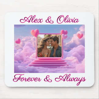 Create Your Own Romantic Heart Photo Template Mouse Mat