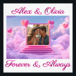 Create Your Own Romantic Heart Photo Template Print<br><div class="desc">Celebrate love with this beautiful romantic photo template, designed for couples who want something truly personal and memorable. Upload your favorite picture together and add your names, anniversary date, or a romantic message — creating a unique keepsake of your love story. Perfect for anniversaries, Valentine’s Day, weddings, couple gifts, or...</div>