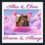 Create Your Own Romantic Heart Photo Template Print<br><div class="desc">Celebrate love with this beautiful romantic photo template, designed for couples who want something truly personal and memorable. Upload your favorite picture together and add your names, anniversary date, or a romantic message — creating a unique keepsake of your love story. Perfect for anniversaries, Valentine’s Day, weddings, couple gifts, or...</div>