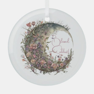 Create Your Own Romantic Roses Floral Moon Glass Tree Decoration