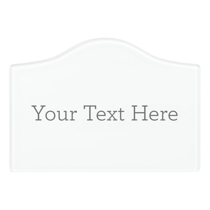 Create Your Own Room Sign Zazzle.co.uk