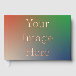 Create Your Own Rose Gold Foil  Guest Book