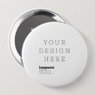 Create Your Own Round 4 inch 10 Cm Round Badge