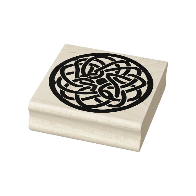 Create Your Own Round Celtic Knot Rubber Stamp (Stamp)