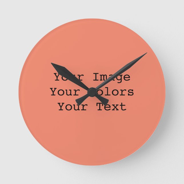 Create Your Own Round Clock (Front)
