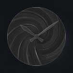 Create Your Own Round Clock<br><div class="desc">Background displayed on product: Black Spiral Personalise the image shown on this item with your own text or redesign entirely from scratch by replacing our image with one or more of your own. Visit Totally Gifts on Zazzle to view our entire collection of easy to customise business supplies, promo merch,...</div>