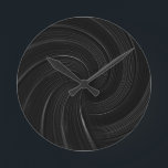 Create Your Own Round Clock<br><div class="desc">Background displayed on product: Black Spiral Personalise the image shown on this item with your own text or redesign entirely from scratch by replacing our image with one or more of your own. Visit Totally Gifts on Zazzle to view our entire collection of easy to customise business supplies, promo merch,...</div>