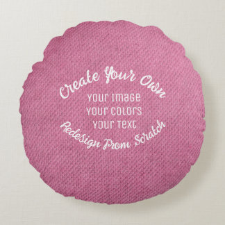 Create Your Own Round Cushion