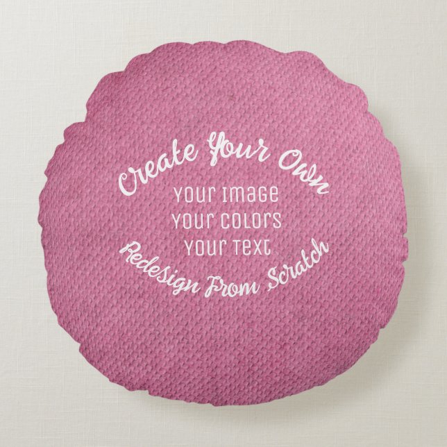 Create Your Own Round Cushion (Front)