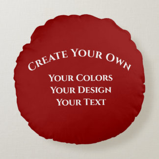 Create Your Own Round Cushion