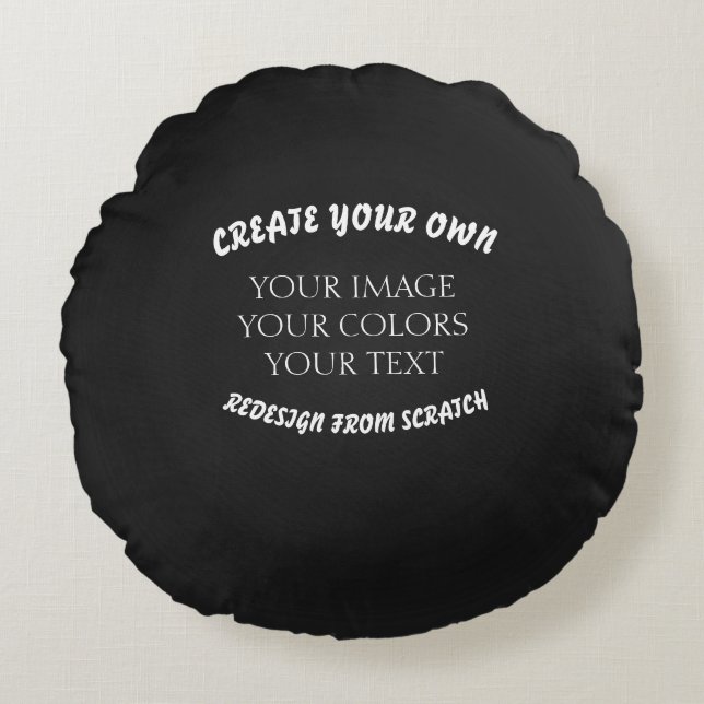 Create Your Own Round Cushion (Front)
