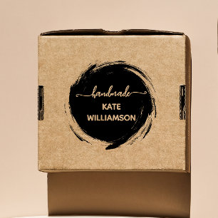 Create Your Own Round Handmade by business Rubber Stamp