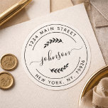 Create Your Own Round Return Address Classic Round Sticker<br><div class="desc">Create Your Own Round Return Address</div>