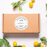 Create Your Own Round Return Address Classic Round Sticker<br><div class="desc">Create Your Own Round Return Address</div>