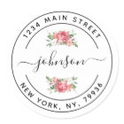 Create Your Own Round Return Address