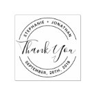 Create Your Own Round Wedding Thank You
