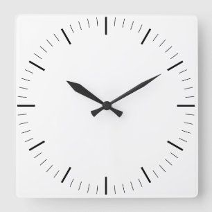 Create Your Own Round White-Framed Wall Clock