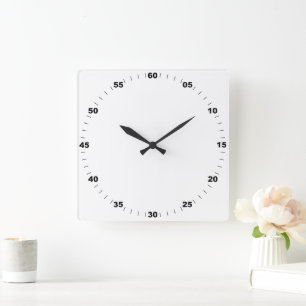 Create Your Own Round White-Framed Wall Clock