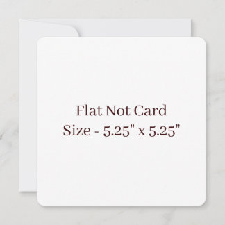 Create Your Own Rounded 5.25" x 5.25" Flat Card