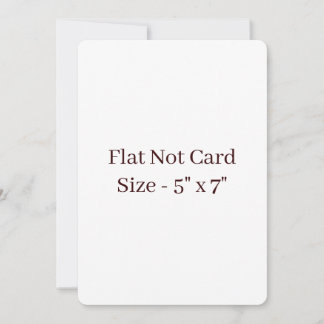 Create Your Own Rounded 5" x 7" Flat Card