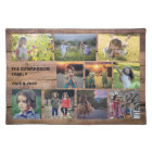 Create your own rustic family photo collage