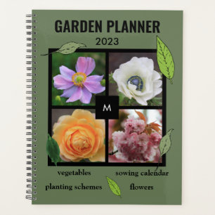 Create your own rustic garden photo planner
