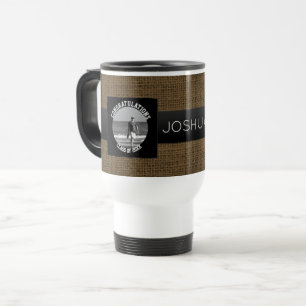 Create Your Own Rustic    Graduation Photo Travel Mug
