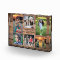 Create your own rustic wood family photo collage