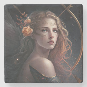 Create Your Own Sagittarius Zodiac Goddess Stone Coaster