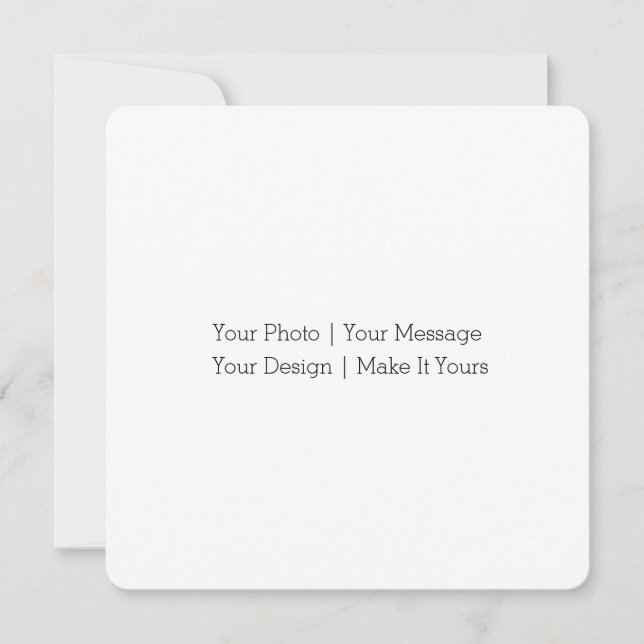 Create Your Own Save The Date Card (Front)