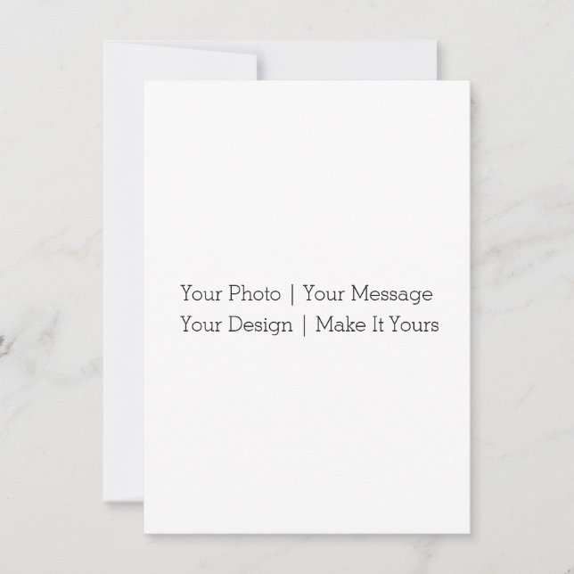 Create Your Own Save The Date Card (Front)