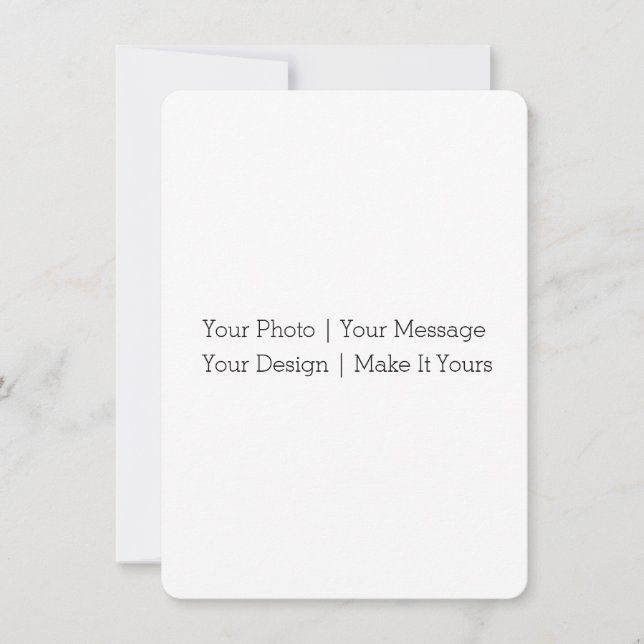 Create Your Own Save The Date Card (Front)