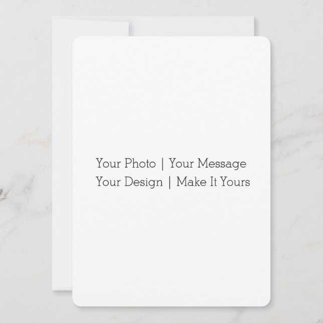 Create Your Own Save The Date Card (Front)