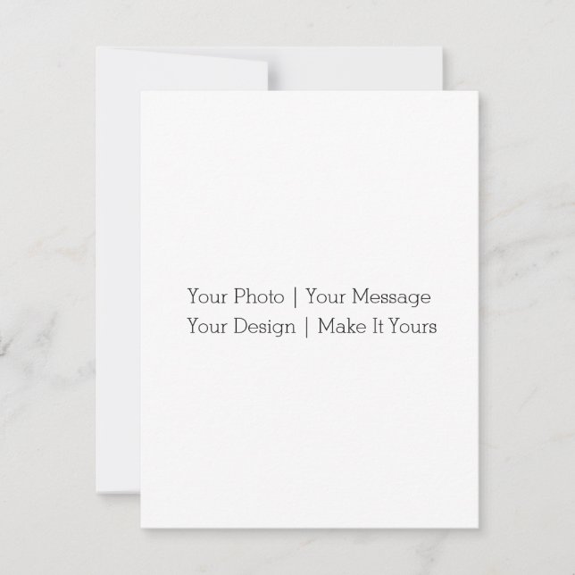 Create Your Own Save The Date Card (Front)