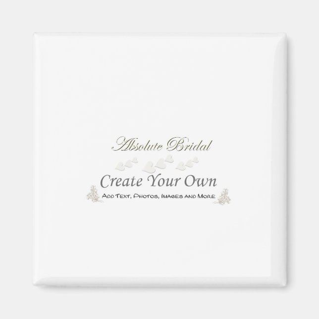 Create Your Own Save the Date Magnets (Front)