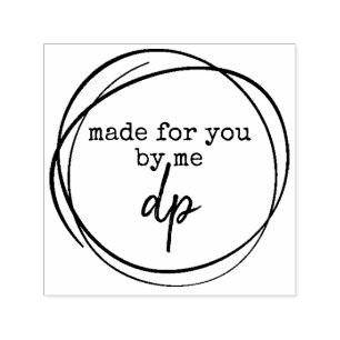 Create Your Own Scribble Initials Self-inking Stamp