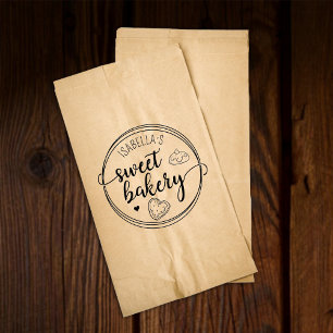 Create Your Own Script Sweet Bakery Rubber Stamp