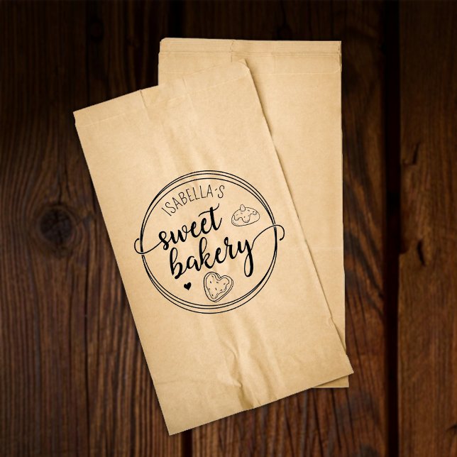 Create Your Own Script Sweet Bakery Rubber Stamp (Creator Uploaded)