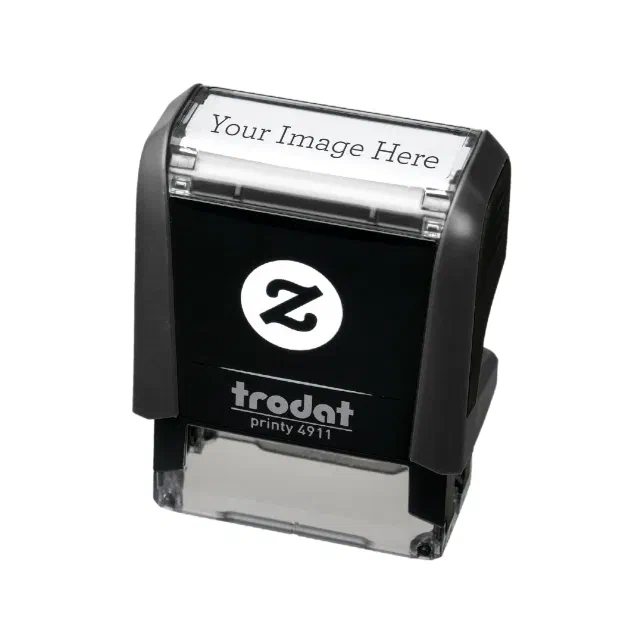 Create Your Own Self Inking Rubber Stamp | Zazzle