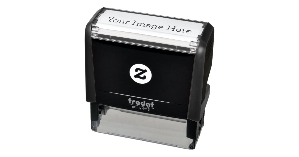 Create Your Own Self Inking Rubber Stamp | Zazzle