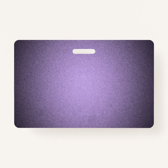 Create Your Own - Shaded Texture - Purple  ID Badge (Front)