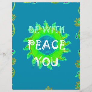 Create Your Own Shalom Peace Be With You Always Custom Letterhead
