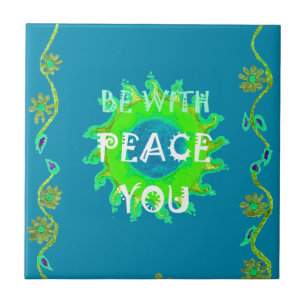 Create Your Own Shalom Peace Be With You Always Tile
