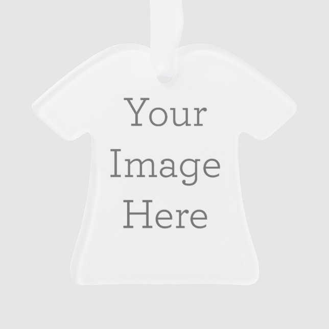 Acrylic Ornament, Acrylic Shirt Ornament (Front)