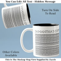 Create Your Own Short Hidden Message 148BW Novelty
