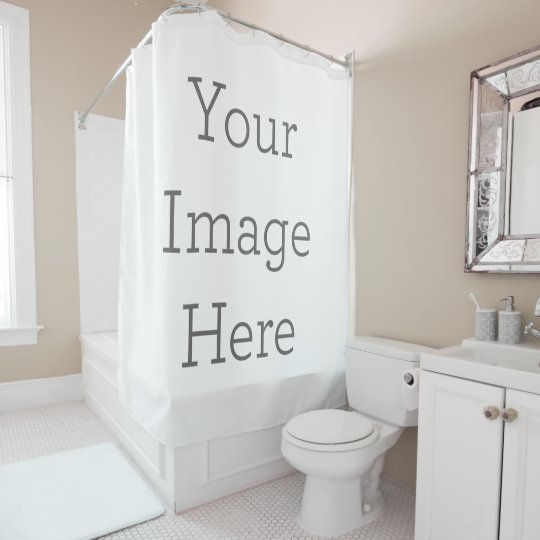 Create Your Own Shower Curtain Zazzle, Custom Printed Shower Curtain