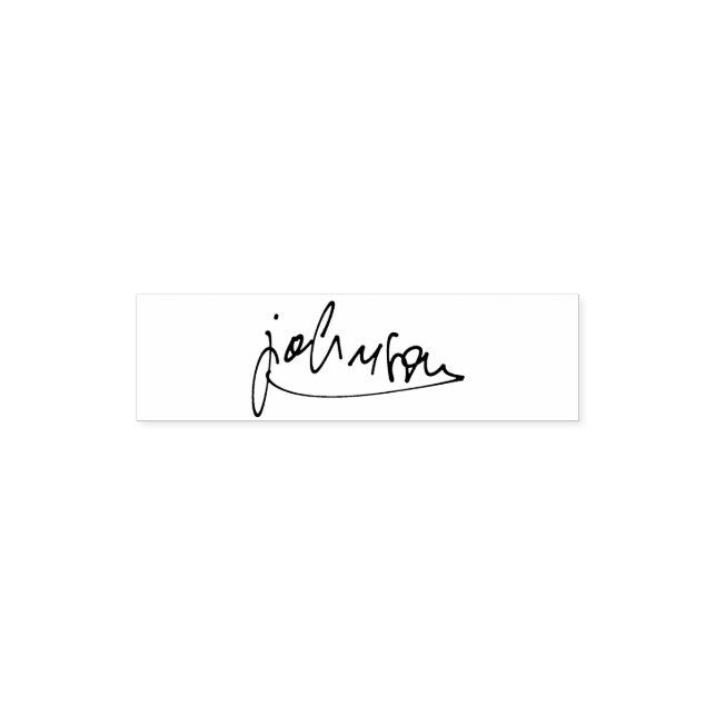 Create Your Own Signature Name Self-inking Stamp (Design)